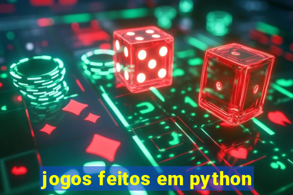 jogos feitos em python